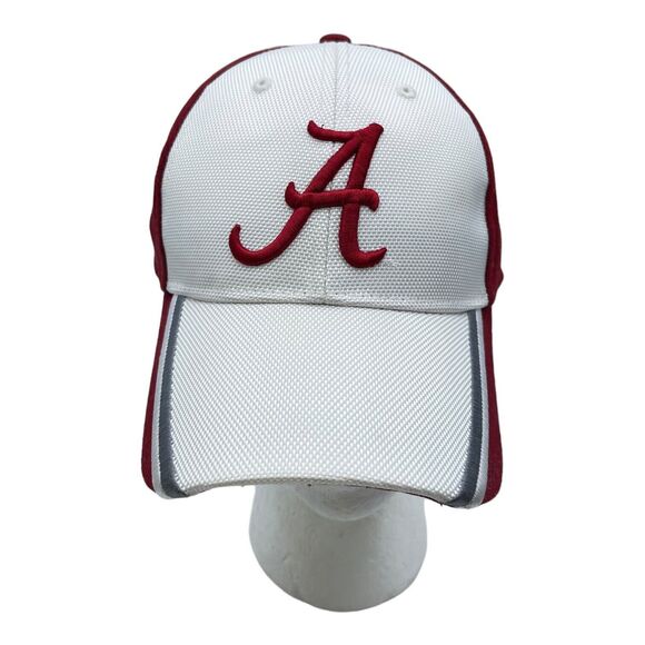 Alabama Crimson Tide '47 Brand White Red Adjustable Strapback Hat Cap OS - Picture 1 of 5